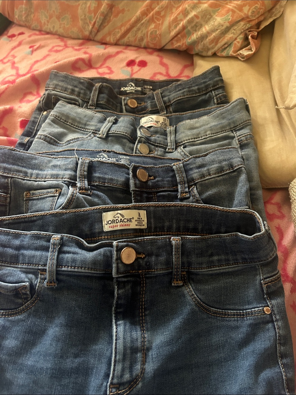 Jordache lot for girls size 10, 12, 14